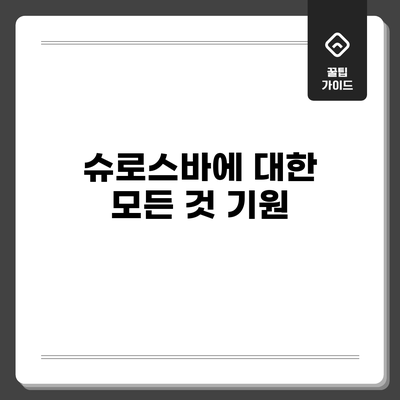 슈로스바에 대한 모든 것: 기원